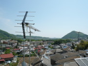神奈川県相模原市緑区中野　テレビアンテナ建て替え工事