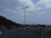 神奈川県相模原市緑区若葉台　テレビアンテナ建て替え工事（テレビが映らない：E202エラー表示）