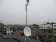 神奈川県相模原市南区大野台　ケーブルテレビから切替えアンテナ工事