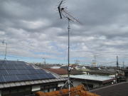 神奈川県相模原市中央区陽光台　アンテナ修理（テレビが映らない：E202エラー表示）　テレビアンテナ建て替え工事