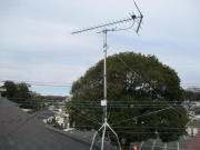 神奈川県相模原市中央区上溝　アンテナ修理　テレビが映らない（E202エラー表示）アンテナ工事　アンテナ建て替え工事