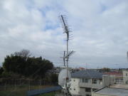 神奈川県相模原市中央区上矢部　アンテナ修理　テレビが映らない（E202エラー表示）