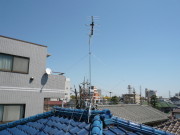 神奈川県相模原市中央区清新 地デジアンテナ工事(テレビアンテナ工事)