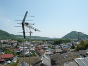神奈川県相模原市緑区中野 テレビアンテナ建て替え工事