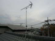 神奈川県相模原市南区南台　テレビアンテナ建て替え工事