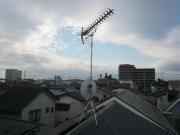 神奈川県海老名市東柏ヶ谷 地デジアンテナ工事(テレビアンテナ工事)+BS・CS混合工事