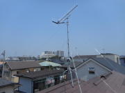 神奈川県海老名市中新田 地デジアンテナ工事(テレビアンテナ工事、強度重視仕様)