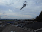 神奈川県座間市入谷　ケーブルテレビから切替えアンテナ工事