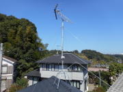 東京都町田市上小山田町　地デジアンテナ工事（テレビアンテナ工事）　強度重視仕様