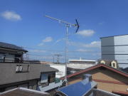 神奈川県相模原市緑区二本松　ケーブルテレビから切替えアンテナ工事