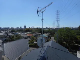 東京都町田市高ヶ坂　地デジ＋4k8k対応BS混合工事施工参照画像