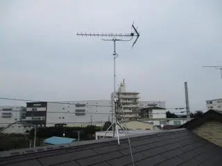 神奈川県小田原市扇町　アンテナ工事施工参照画像