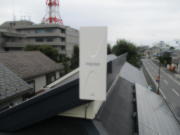 神奈川県相模原市中央区中央　デザインアンテナ工事（平面・フラットアンテナ）ケーブルテレビから切替えアンテナ工事