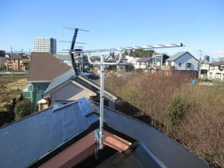 神奈川県大和市下鶴間　テレビアンテナ建て替え工事施工例