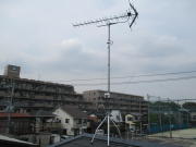 神奈川県相模原市中央区上溝　ケーブルテレビから切替えアンテナ工事