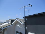 神奈川県藤沢市羽鳥 テレビアンテナ工事(地デジアンテナ工事)+BS・CSアンテナ混合工事