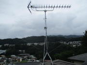 神奈川県相模原市緑区日連　テレビアンテナ建て替え工事（テレビが映らない：E202エラー表示）