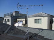 神奈川県座間市相武台 地デジアンテナ工事(テレビアンテナ工事)