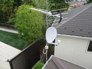 テレビが映らない（電波受信改善施工例）