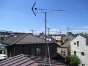 神奈川県横浜市保土ヶ谷区岩井町 テレビアンテナ建て替え工事
