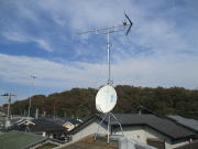 神奈川県相模原市中央区上溝 テレビアンテナ建て替え工事+4k8k対応BS・CSアンテナ混合工事
