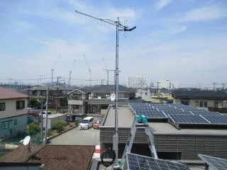 神奈川県海老名市社家　アンテナ工事施工参照画像