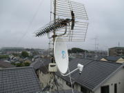 神奈川県座間市緑が丘 テレビアンテナ修理・受信改善