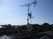 神奈川県相模原市中央区田名　テレビアンテナ修理（BSが映らない：E202エラー表示）
