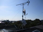 神奈川県相模原市中央区田名 テレビアンテナ修理(BSが映らない:E202エラー表示)