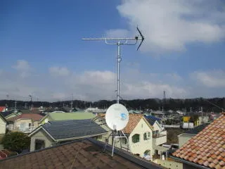 神奈川県相模原市南区下溝　地デジ＋4k8k対応BS混合工事施工参照画像