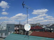 神奈川県相模原市中央区相生 地デジアンテナ工事+4k8k対応BS・CSアンテナ混合工事