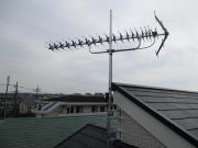 神奈川県横浜市青葉区つつじが丘 地デジアンテナ工事(テレビアンテナ工事)