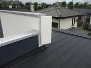 神奈川県相模原市中央区小山 デザインアンテナ工事(平面・フラットアンテナ)