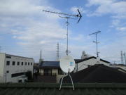 神奈川県相模原市中央区高根 地デジアンテナ工事+4k8k対応BS・CSアンテナ混合工事