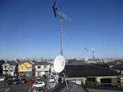 神奈川県横浜市神奈川区旭ヶ丘 アパートアンテナ工事(テレビアンテナ工事)+4k8k対応BS・CSアンテナ混合工事