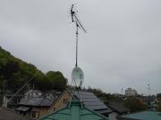 神奈川県相模原市緑区久保沢 地デジアンテナ工事+BS・CSアンテナ混合工事
