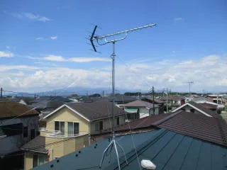 神奈川県綾瀬市深谷南　アンテナ工事施工参照画像