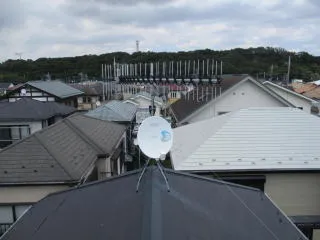 神奈川県相模原市南区下溝　テレビが映らない（電波受信改善施工例）