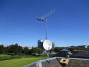 神奈川県海老名市勝瀬 テレビアンテナ建て替え工事(テレビが映らない:E202エラー表示)