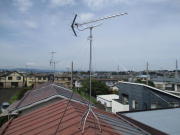 神奈川県相模原市中央区矢部　ケーブルテレビから切替えアンテナ工事