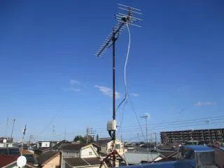 神奈川県座間市ひばりが丘　テレビアンテナ修理・受信改善施工例参照画像