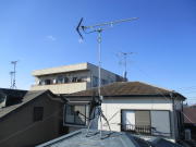 神奈川県相模原市中央区光が丘　アンテナ修理（テレビが映らない：E202エラー）