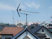 東京都町田市金森 テレビアンテナ建て替え工事