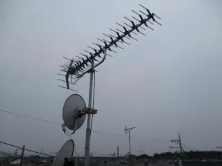 神奈川県相模原市南区若松　テレビアンテナ修理・受信改善（テレビが映らない・E202エラー表示）施工例参照画像