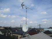 神奈川県相模原市中央区由野台　アンテナ工事＋4k8k対応BS・CS混合工事　ケーブルテレビから切替えアンテナ工事
