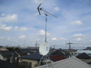 神奈川県相模原市中央区由野台 アンテナ工事+4k8k対応BS・CS混合工事 ケーブルテレビから切替えアンテナ工事