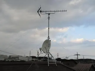 神奈川県川崎市麻生区栗木　地デジ＋4k8k対応BS混合工事施工参照画像