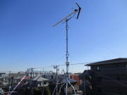 神奈川県大和市上草柳 テレビアンテナ修理(テレビが映らない:E202エラー表示) アンテナ建て替え工事