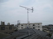 神奈川県相模原市南区相武台　アンテナ工事、ケーブルテレビから切替えアンテナ工事