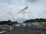東京都町田市相原町 テレビアンテナ建て替え工事 アンテナ修理(テレビが映らない:E202エラー表示)